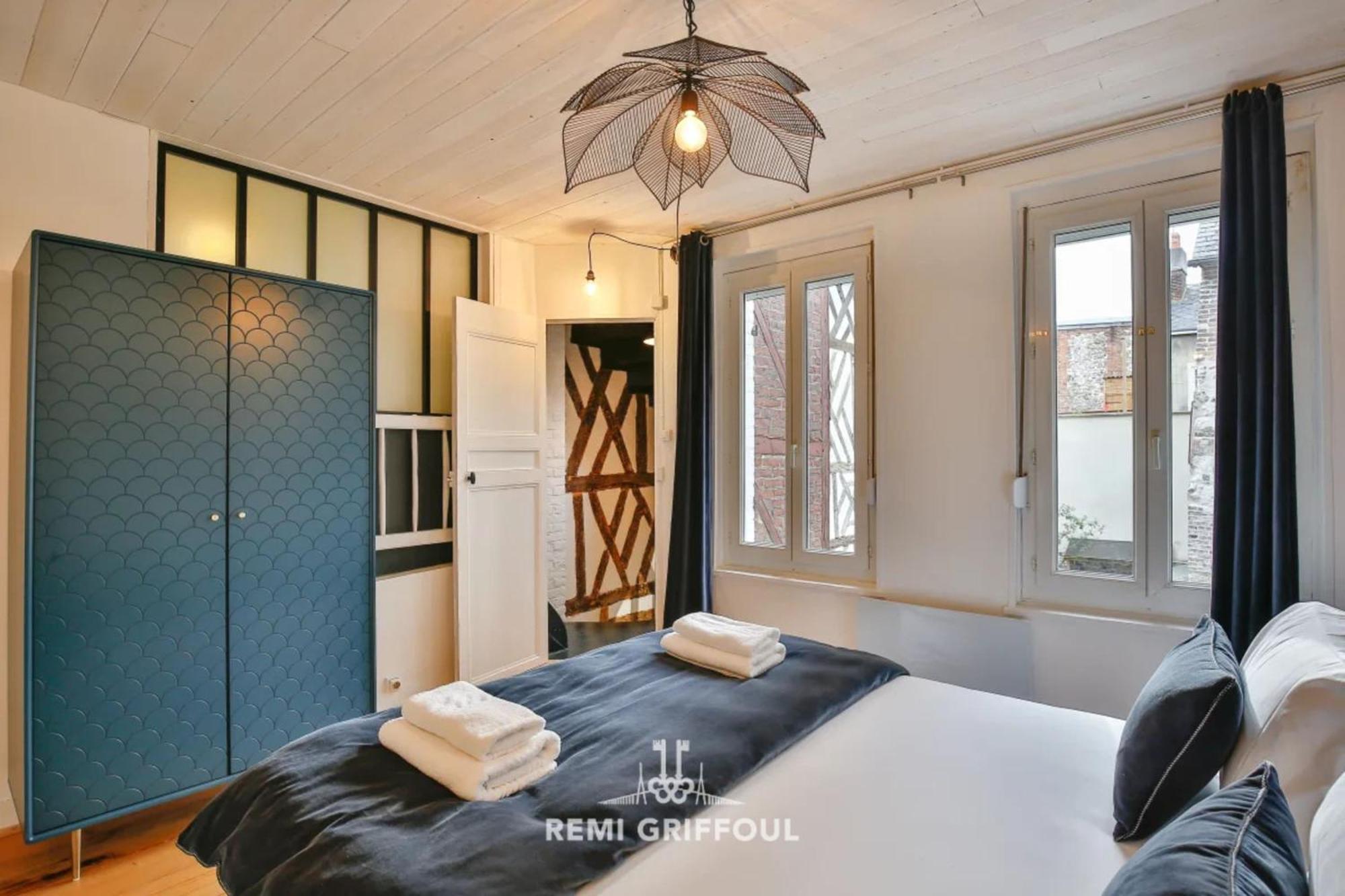 Villa L'Atelier d'Eléa - 4 - Indus-chic in the heart of Honfleur - 6 P Extérieur photo